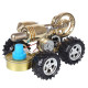 4-wheeled stirling engine powered car model steam scientific experiment educational toys 4-wheeled stirling engine powered car model steam scientific experiment educational toys