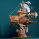 421pcs steampunk victorian fantasy spaceship wooden puzzle toy 421pcs steampunk victorian fantasy spaceship wooden puzzle toy
