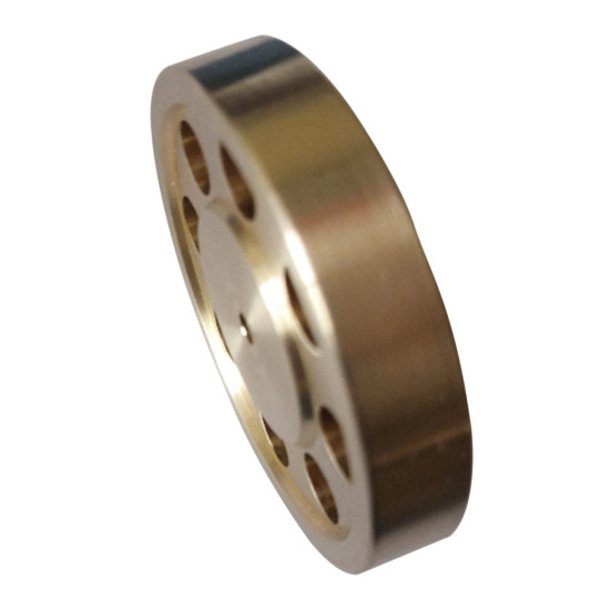 44mm diameter 3mm center bore 8 hole diy accessory brass flywheel for stirling engine model 44mm diameter 3mm center bore 8 hole diy accessory brass flywheel for stirling engine model