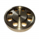 44mm diameter 3mm center bore 8 hole diy accessory brass flywheel for stirling engine model 44mm diameter 3mm center bore 8 hole diy accessory brass flywheel for stirling engine model