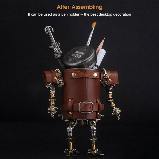 480pcs+ metal assembly diy leather assassin pen holder office decoration gift 480pcs+ metal assembly diy leather assassin pen holder office decoration gift
