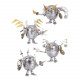 4pcs diy mechanical mini devil warrior 3d assembly model 4pcs diy mechanical mini devil warrior 3d assembly model