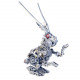 500pcs punk mechanical rabbit diy assembly model 3d metal puzzle 500pcs punk mechanical rabbit diy assembly model 3d metal puzzle