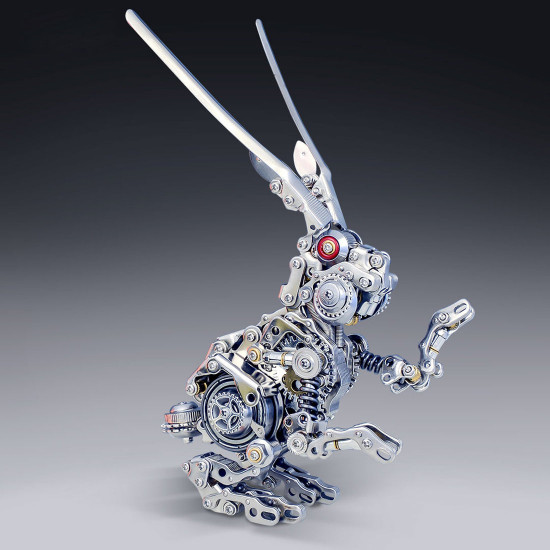500pcs punk mechanical rabbit diy assembly model 3d metal puzzle 500pcs punk mechanical rabbit diy assembly model 3d metal puzzle