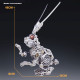 500pcs punk mechanical rabbit diy assembly model 3d metal puzzle 500pcs punk mechanical rabbit diy assembly model 3d metal puzzle