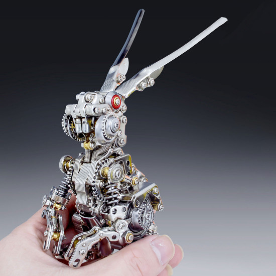 500pcs punk mechanical rabbit diy assembly model 3d metal puzzle 500pcs punk mechanical rabbit diy assembly model 3d metal puzzle