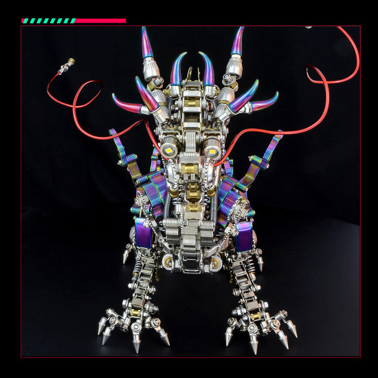 50cm cyberpunk mythical dragon 3d metal puzzle kits 50cm cyberpunk mythical dragon 3d metal puzzle kits