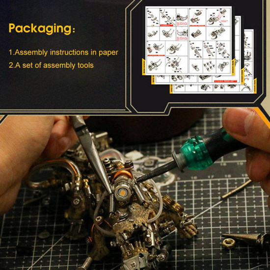 547pcs+ diy mechanical variation crocodile desktop decoration exquisite gift 547pcs+ diy mechanical variation crocodile desktop decoration exquisite gift