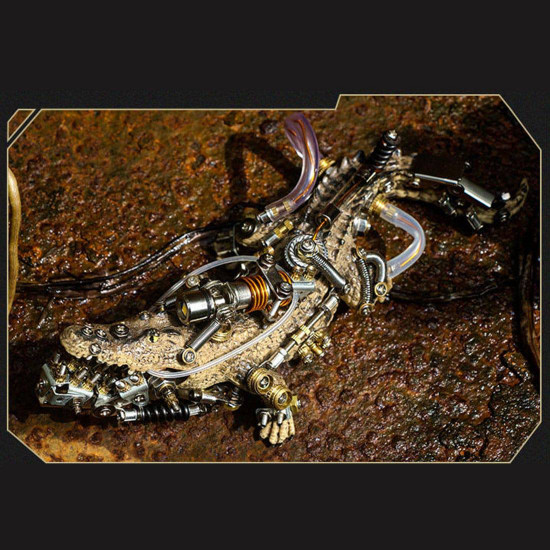 547pcs+ diy mechanical variation crocodile desktop decoration exquisite gift 547pcs+ diy mechanical variation crocodile desktop decoration exquisite gift