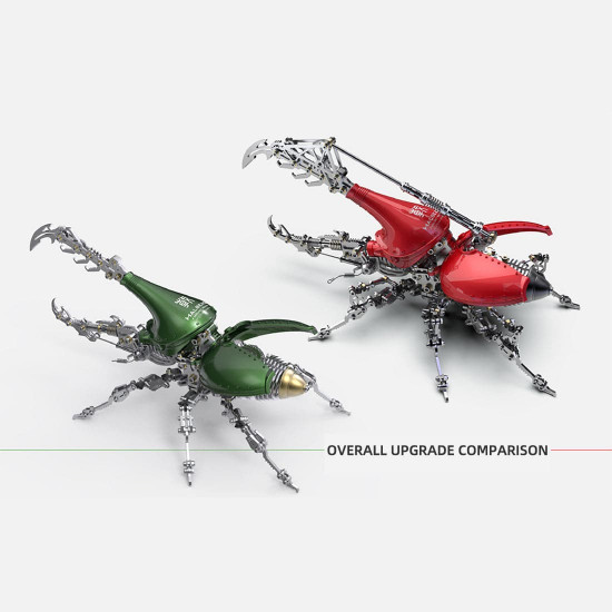 588pcs+ mechanical dynastes large beetle 3d metal model kits -standard version 588pcs+ mechanical dynastes large beetle 3d metal model kits -standard version