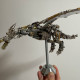 600cs diy mechanical steampunk western dragon with wing assembly 3d metal model kits 600cs diy mechanical steampunk western dragon with wing assembly 3d metal model kits