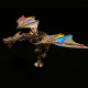 600cs diy mechanical steampunk western dragon with wing assembly 3d metal model kits 600cs diy mechanical steampunk western dragon with wing assembly 3d metal model kits