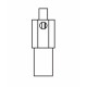 #66 main oil nozzle for fs-s100ac engine #66 main oil nozzle for fs-s100ac engine