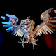 700+pcs steampunk owl diy assembly model building kits 700+pcs steampunk owl diy assembly model building kits