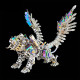 700pcs+ colorful bengal tiger 3d metal model assembly building kit for adults 700pcs+ colorful bengal tiger 3d metal model assembly building kit for adults