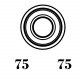 #75 flange bearing φ5*10*4 for toyan fs-s100ac engine #75 flange bearing φ5*10*4 for toyan fs-s100ac engine
