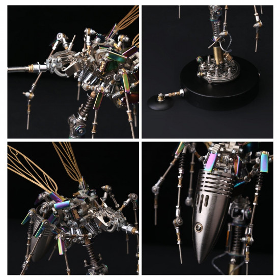750+pcs mechanical 3d assembly mosquito model steampunk art 750+pcs mechanical 3d assembly mosquito model steampunk art