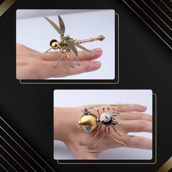 7pcs exquisite mini mechanical insect christmas gift box set educational toy gift 7pcs exquisite mini mechanical insect christmas gift box set educational toy gift