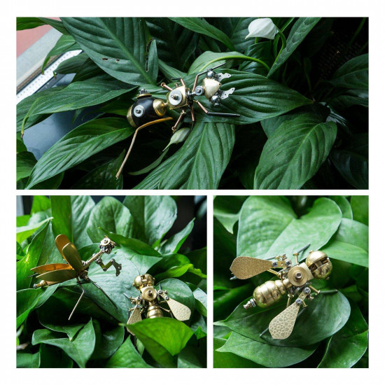 7pcs exquisite mini mechanical insect christmas gift box set educational toy gift 7pcs exquisite mini mechanical insect christmas gift box set educational toy gift