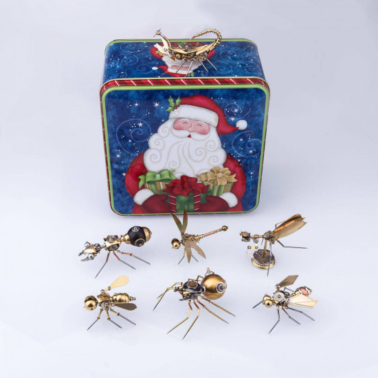 7pcs exquisite mini mechanical insect christmas gift box set educational toy gift 7pcs exquisite mini mechanical insect christmas gift box set educational toy gift