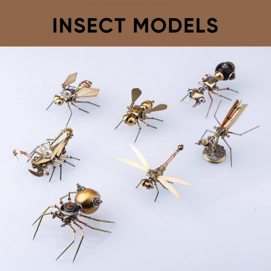 7pcs exquisite mini mechanical insect christmas gift box set educational toy gift 7pcs exquisite mini mechanical insect christmas gift box set educational toy gift