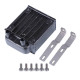 8.3 x 6 x 3.7cm water-cooled tank radiator with bracket kit for toyan single-cylinder 4-stroke engine 8.3 x 6 x 3.7cm water-cooled tank radiator with bracket kit for toyan single-cylinder 4-stroke engine