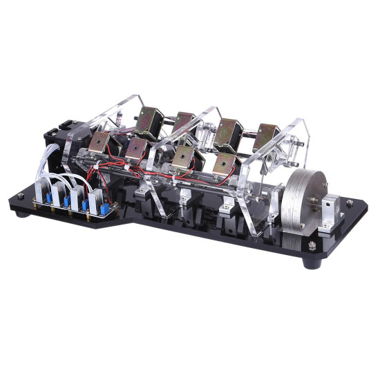 8 coils high power electromagnet engine model physical experiment motor 8 coils high power electromagnet engine model physical experiment motor