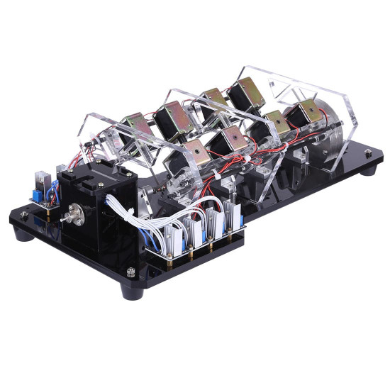 8 coils high power electromagnet engine model physical experiment motor 8 coils high power electromagnet engine model physical experiment motor