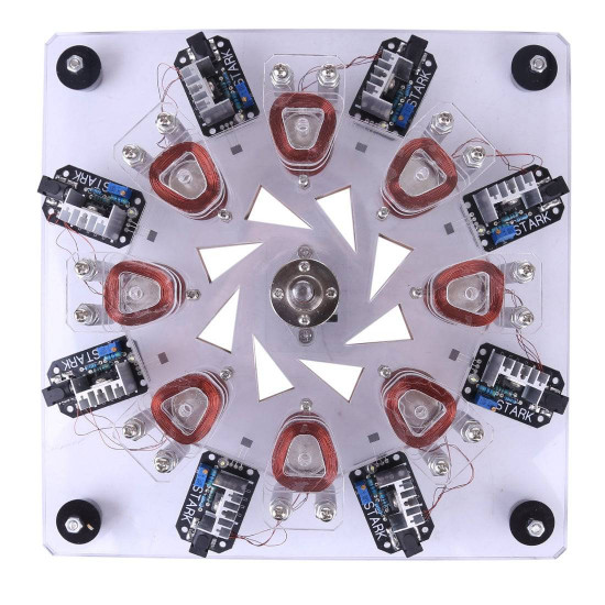 8-stage coil star disk motor 5000-10000rpm electric machine physical experiment model 8-stage coil star disk motor 5000-10000rpm electric machine physical experiment model