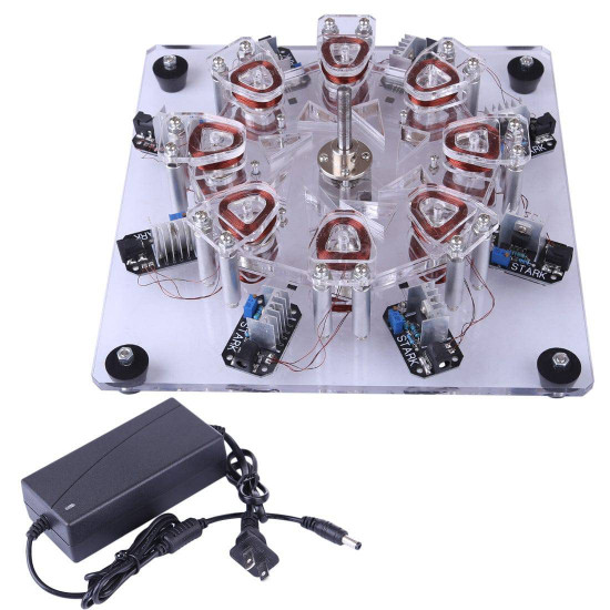 8-stage coil star disk motor 5000-10000rpm electric machine physical experiment model 8-stage coil star disk motor 5000-10000rpm electric machine physical experiment model