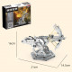 820pcs metal assembly diy toy mechanical gear transmission launched dragon hunting crossbow 820pcs metal assembly diy toy mechanical gear transmission launched dragon hunting crossbow