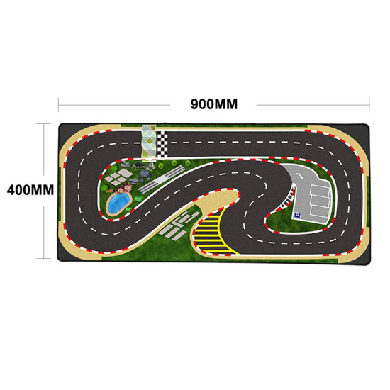 90 x 40 x 2cm racing track play mat for turbo racing 1/76 full scale mini rc car 90 x 40 x 2cm racing track play mat for turbo racing 1/76 full scale mini rc car