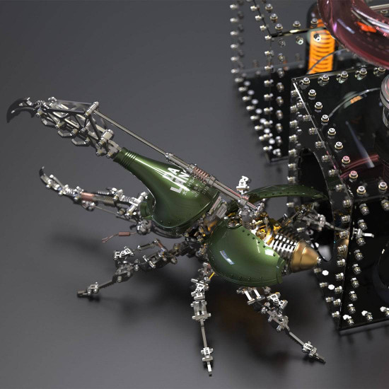 adavanced 1014pcs+ mechanical green dynastes beetle 3d metal diy assembly kits toys adavanced 1014pcs+ mechanical green dynastes beetle 3d metal diy assembly kits toys