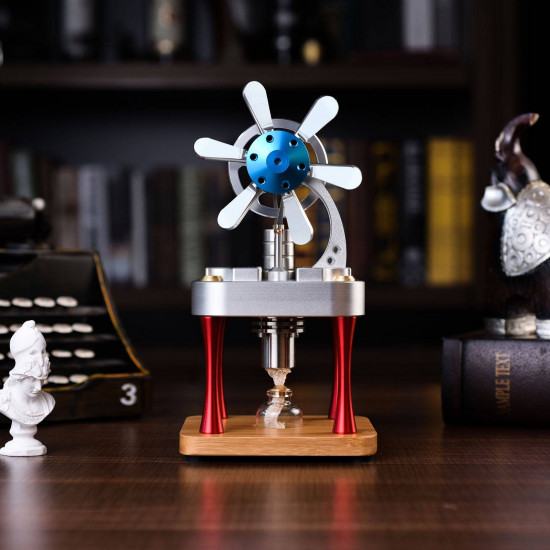 air-cooled metal vertical stirling engine with flywheel fan model education toy air-cooled metal vertical stirling engine with flywheel fan model education toy