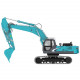 all-metal 1/14 2.4g 10ch multi-functional rc hydraulic excavator engineering navvy construction machinery model blue all-metal 1/14 2.4g 10ch multi-functional rc hydraulic excavator engineering navvy construction machinery model blue