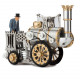 assembly rocket locomotive steam train retro stirling engine model (no track ) assembly rocket locomotive steam train retro stirling engine model (no track )