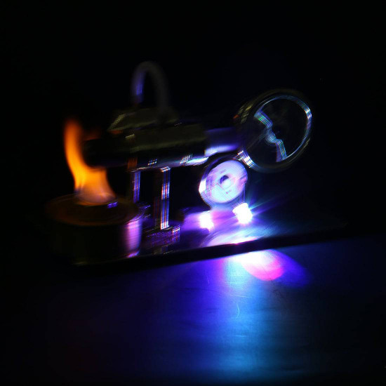 assembly single cylinder stirling engine generator diy model - golden assembly single cylinder stirling engine generator diy model - golden