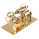 assembly single cylinder stirling engine generator diy model - golden assembly single cylinder stirling engine generator diy model - golden