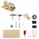 assembly single cylinder stirling engine generator diy model - golden assembly single cylinder stirling engine generator diy model - golden