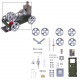 assembly stirling engine car diy model trolley vehicle set toy assembly stirling engine car diy model trolley vehicle set toy