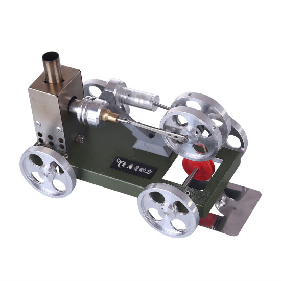 assembly stirling engine car diy model trolley vehicle set toy assembly stirling engine car diy model trolley vehicle set toy