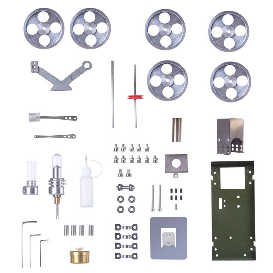 assembly stirling engine car diy model trolley vehicle set toy assembly stirling engine car diy model trolley vehicle set toy