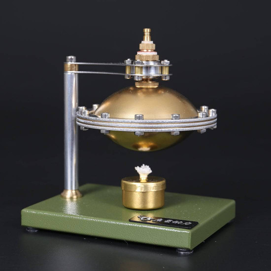 assembly ufo spin suspension hero's steam engine with copper boiler assembly ufo spin suspension hero's steam engine with copper boiler