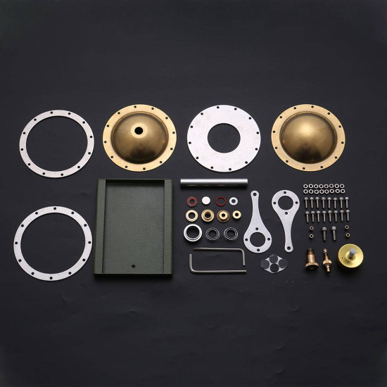 assembly ufo spin suspension hero's steam engine with copper boiler assembly ufo spin suspension hero's steam engine with copper boiler