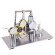 balance type hot air v2 stirling engine generator with luminous gyroscope bulb experiment toy balance type hot air v2 stirling engine generator with luminous gyroscope bulb experiment toy