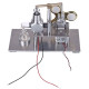 balance type hot air v2 stirling engine generator with luminous gyroscope bulb experiment toy balance type hot air v2 stirling engine generator with luminous gyroscope bulb experiment toy
