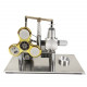 balance type hot air v2 stirling engine generator with luminous gyroscope bulb experiment toy balance type hot air v2 stirling engine generator with luminous gyroscope bulb experiment toy