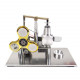 balance type hot air v2 stirling engine generator with luminous gyroscope bulb experiment toy balance type hot air v2 stirling engine generator with luminous gyroscope bulb experiment toy