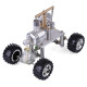 balance type single cylinder hot air stirling engine powered modified 4-wheeled car model physical experiment lab toy balance type single cylinder hot air stirling engine powered modified 4-wheeled car model physical experiment lab toy