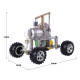 balance type single cylinder hot air stirling engine powered modified 4-wheeled car model physical experiment lab toy balance type single cylinder hot air stirling engine powered modified 4-wheeled car model physical experiment lab toy